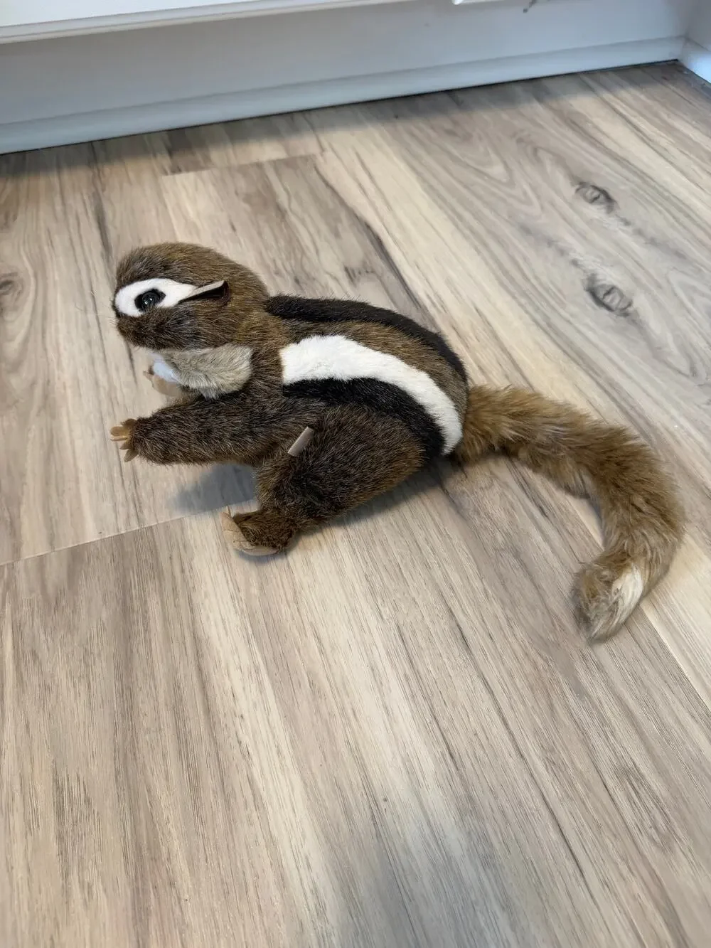 Folkmanis Puppets Eastern Chipmunk Hand Puppet Full Body Plush Forest Animal
